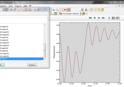 آموزش تحلیل دینامیکی مودال برحسب فرکانس طبیعی دراباکوس abaqus